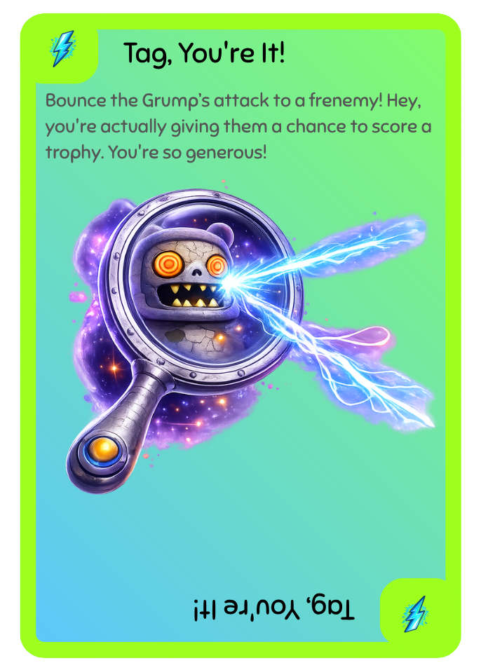 Tag, You're It action card