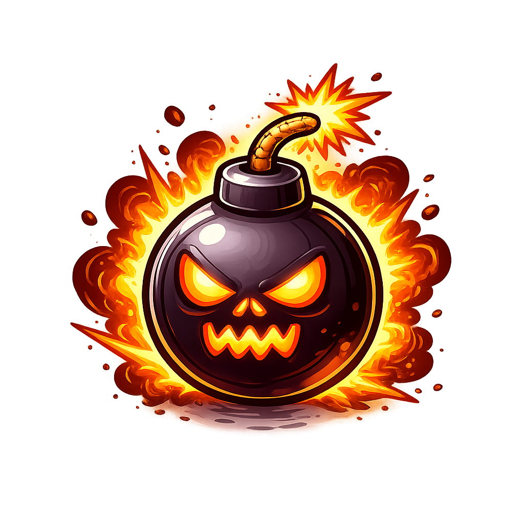 bomb-flame Grump symbol